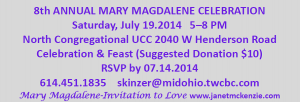 Mary Magdalene 2014