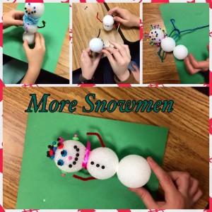 More snowmen creations